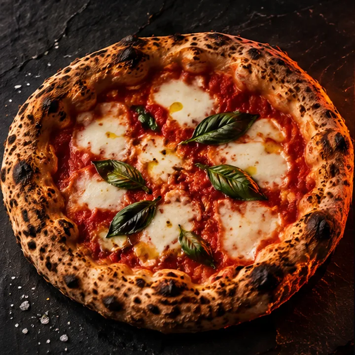 Margherita with basil and Fior di Latte